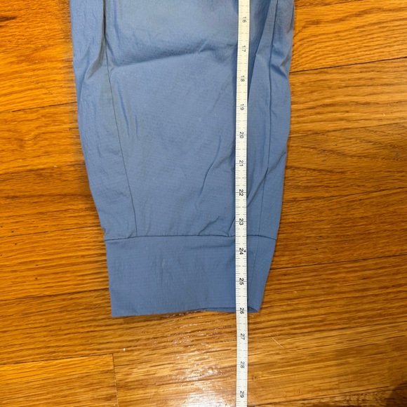 Athleta Trekkie North Jogger Pants with Drawstrings Pale Light Blue - Size 14 - Picture 4 of 6